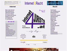 Tablet Screenshot of internet4jurists.at